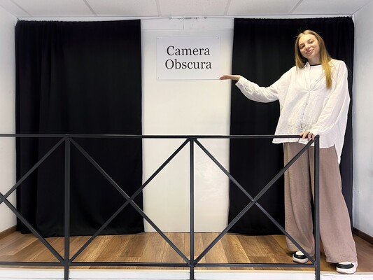 Фотографія без фотокамери: Київ презентує першу в країні камеру-обскура: фото 1 организаторов мероприятия.