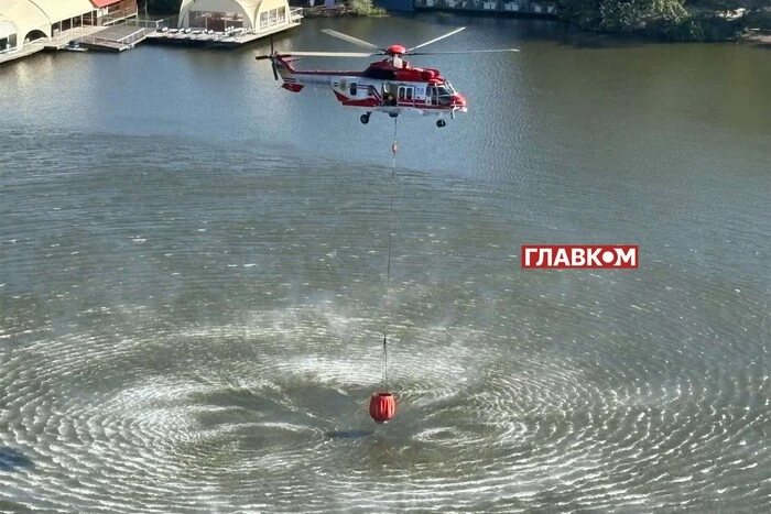 Авіація залучена до ліквідації наслідків російського обстрілу в Києві (відео)