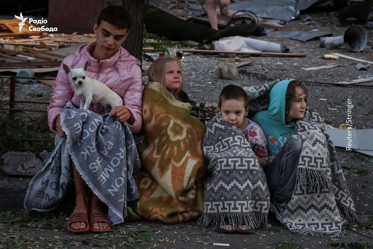 Діти після прибуття