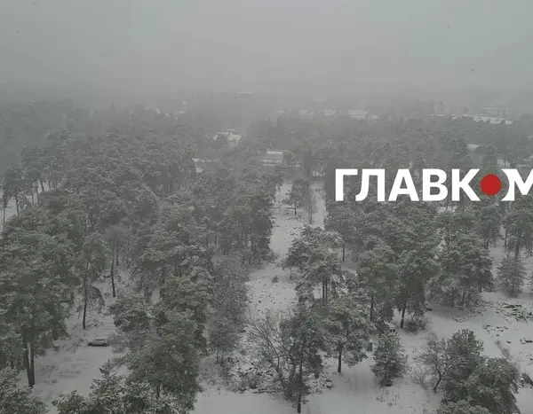 У Києві несподівана зимова казка: місто вкрите гігантськими сніжинками (фото, відео)