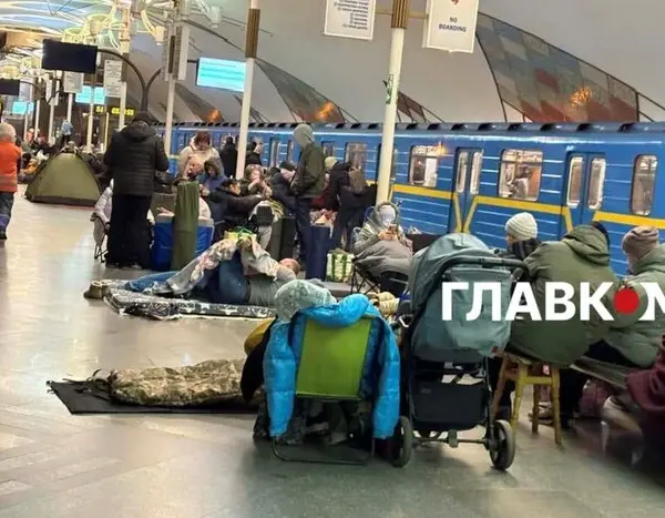 Київське метро: рух поїздів під час затяжної повітряної небезпеки 13.01.2026
