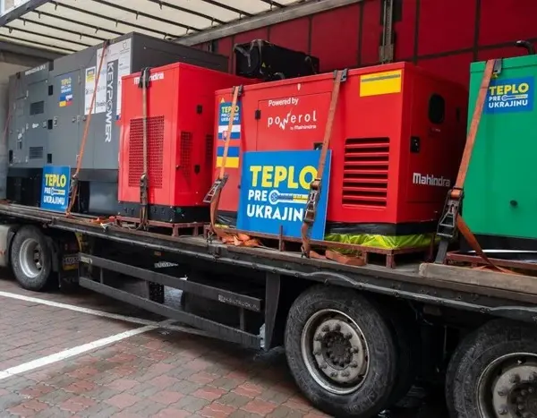 Словаччина надала Києву електрогенератори та набори зарядних пристроїв.