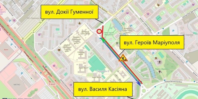 У Києві рух транспорту буде частково обмежено на деяких мостах та естакадах.