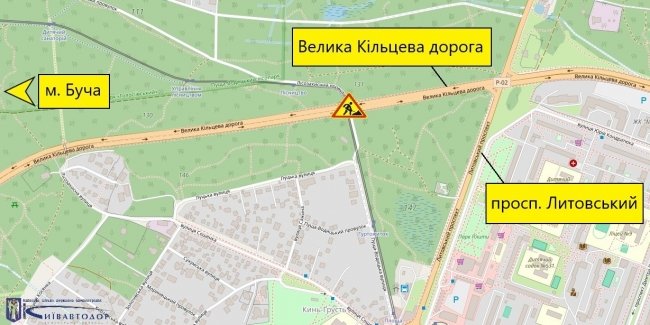 Проїзд шляхопроводом на Великій Окружній частково обмежать з 19 травня по 20…