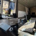 Наслідки атак на Київ: постраждав офіс “Арк.Юей”, а друкарня “Конві”…