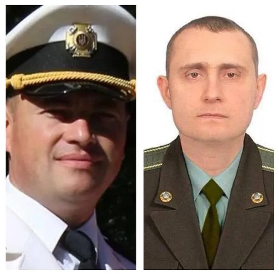 Це знімки СБУ. Зліва – генерал Максим Шаповал, убитий кілером «ДНР» у 2017 році. Справа – кілер «ДНР» Олег Шутов, убивця Шаповала. СБУ вбила Шутова внаслідок вибуху автомобіля 27 липня, стверджують вони. (Фото: СБУ)
