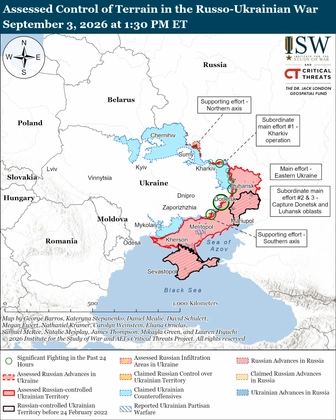 ISW Russian Offensive Campaign Assessment, September 3, 2026