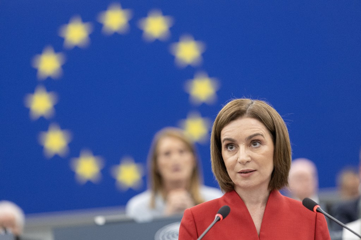 Президент Молдови Мая Санду виступає в Європарламенті