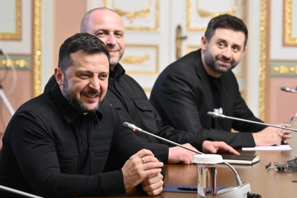 Зустріч Президента Зеленського з представниками Британії, Франції та Німеччини