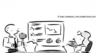 карикатура 'з чистою совістю не можу схвалити'