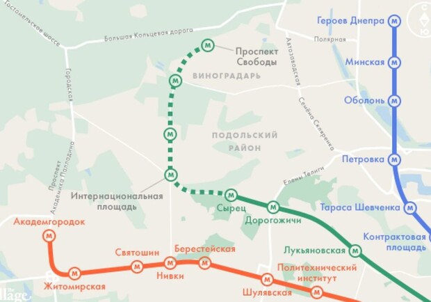 Будівництво метро на Виноградарі