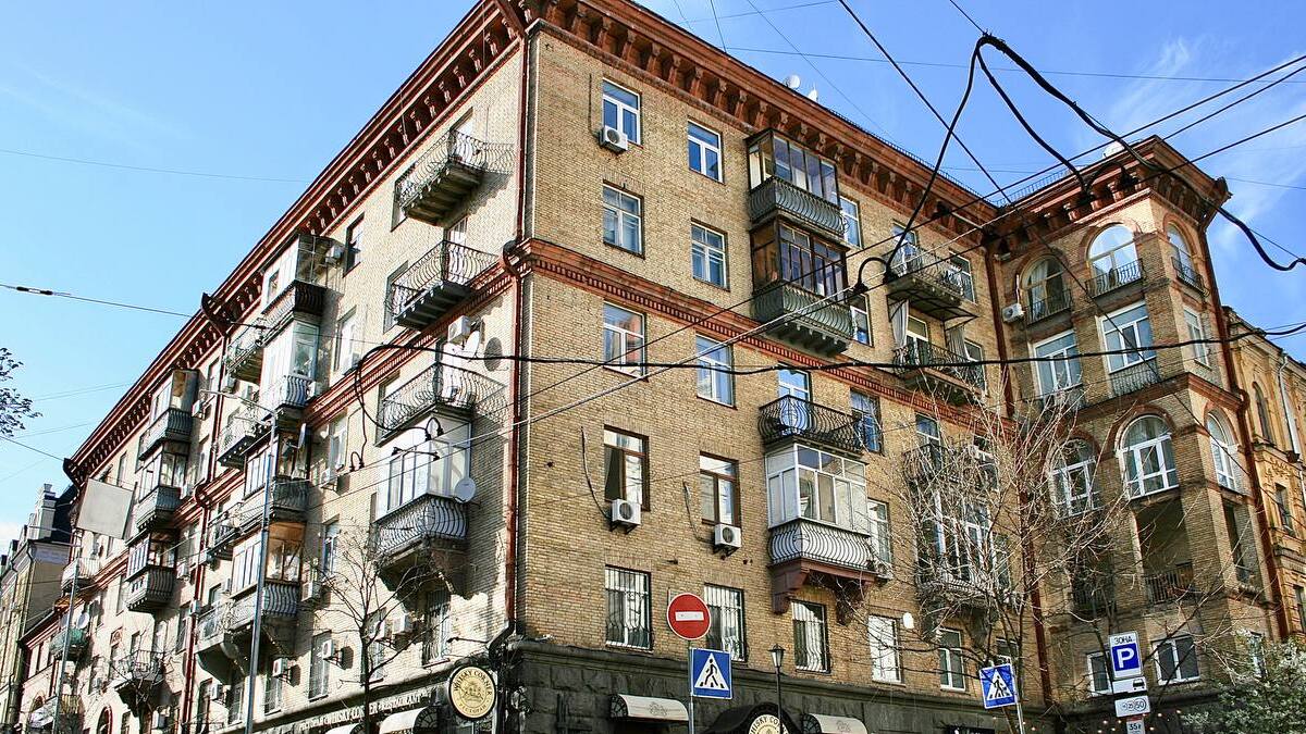 Будинок композиторів на розі Михайлівського провулку та Софіївської вулиці