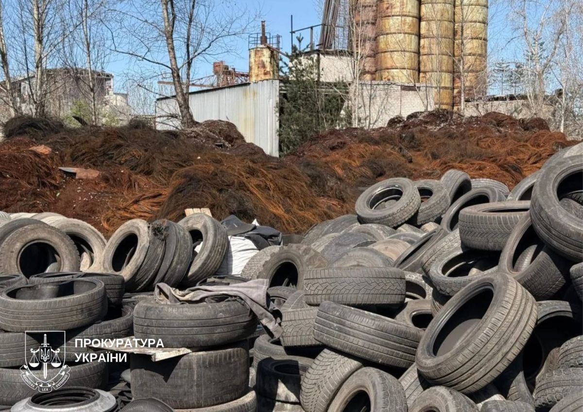 Промислові печі, де спалювали шини