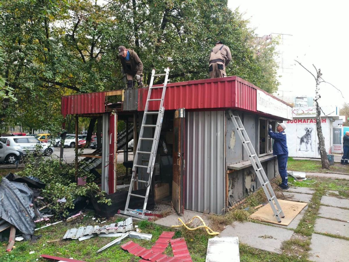 Демонтаж МАФів у Києві